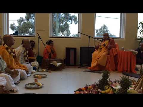 HH Vedavyasapriya Swami Maharaj giving initiation part 3 of 3
