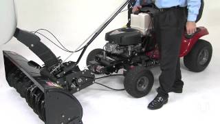 Attaching Snow Thrower to Tractor