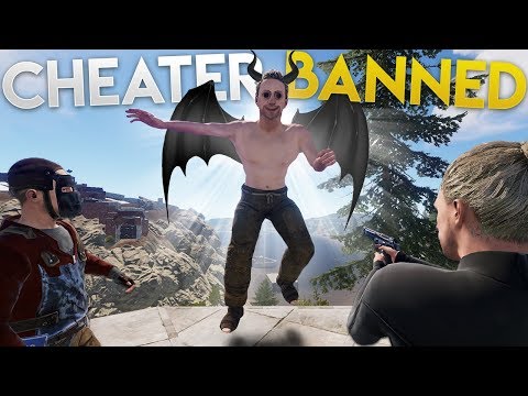 Cheater gets BANNED for FLYING into OUR BASE and Pretending to be ADMIN! | Vanilla Rust (S2-E1)