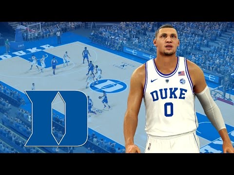 NBA 2K17 2016-17 Duke Blue Devils Jersey & Court Tutorial