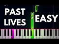 Sapientdream - pastlives - EASY Piano Tutorial