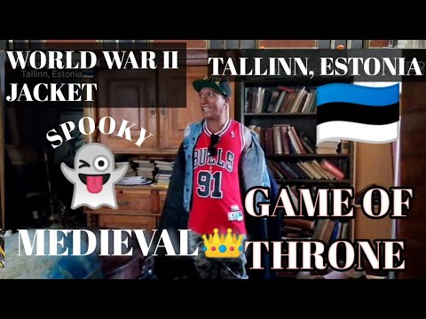 TALLINN , ESTONIA 🇪🇪 jenlox soo vlog jacket from World war 2 😱Europes best Medieval old town, GOT