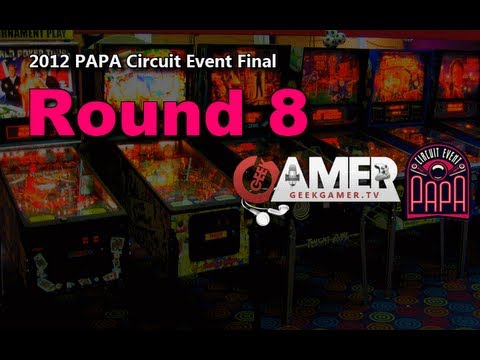 PAPA Pinball - Round 8 - 2012 PAPA Circuit Final