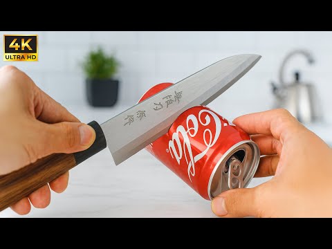 World's Sharpest Kitchen Knife! Sharpen Knife With This Tool And Be Amazed!