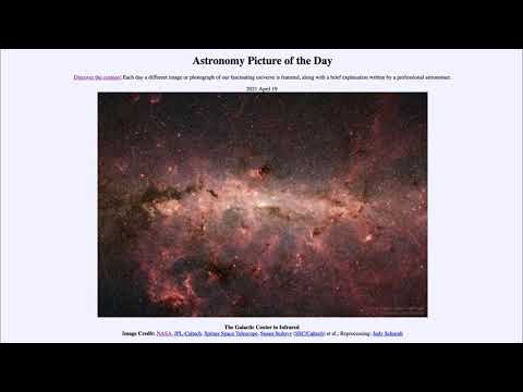 2021 April 19 - The Galactic Center in Infrared