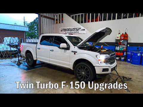 How much power can turbos and intercooler gain on an Ecoboost F-150?