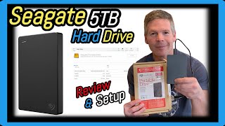 Seagate Portable 5TB External Hard Drive Review and Setup