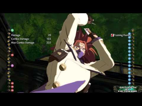 Guilty Gear XRDR2 Answer 6H corner CH (323DMG/25RISC)