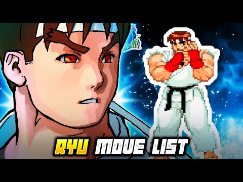 RYU MOVE LIST - X-Men vs. Street Fighter (XvSF)