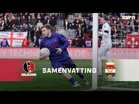 Devin Haen BELANGRIJK met PENALTY in BRABANTS ONDERONSJE ⚔ | Samenvatting Helmond Sport - Willem II