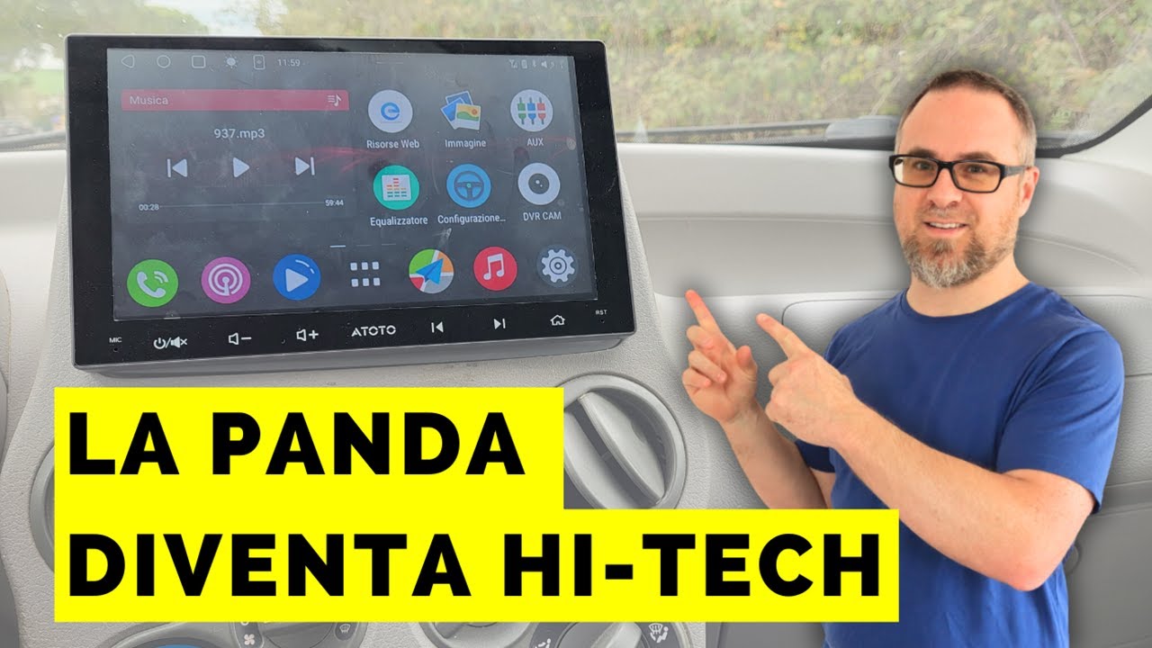 Installazione Autoradio ATOTO A6 2Din con schermo da 9 pollici Android