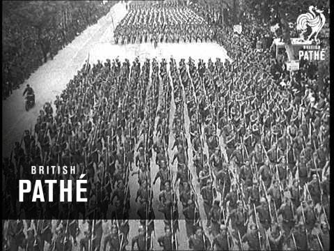 Victory Parade In Madrid (1939)