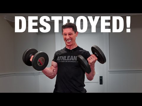 This DESTROYED My Biceps at Home in 10 Minutes (SERIOUSLY!)