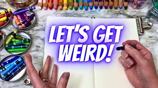 🎨 MY CREATIVE PROCESS | Intuitive Drawing in my Sketchbook 🌌