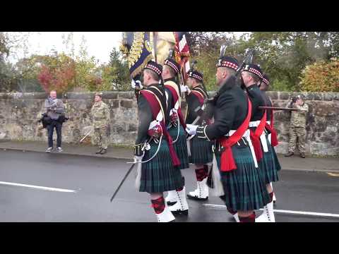 2 Scots Homecoming Parade 2018 - Penicuik - "March off The Colours" [4K/UHD]