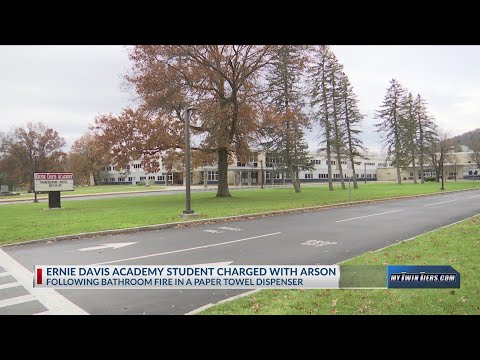 Student arrested for Ernie Davis Academy bathroom fire