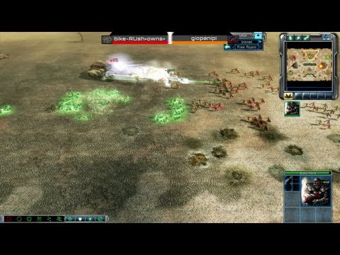 Generals Gentlemen Kane's Wrath - bike-RUsh+owns+(GDI) vs giopanipi(Black Hand)