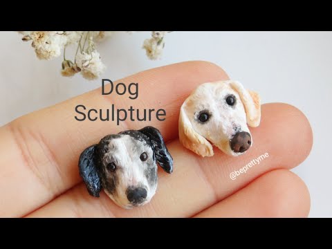 YouTube video about: How to make a dog head out of clay?