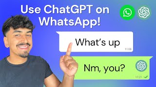 ChatGPT is on WhatsApp! (Free no code plugin)