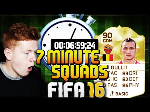 FIFA 16 7 MINUTE SQUAD BUILDER WITH GULLIT GANG MEMBER!!! Speed Squads Builder