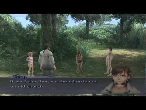 Xenosaga III HD Cutscene 110 - Febronia (Miltia Forest) - ENGLISH - SWIMSUIT MODE