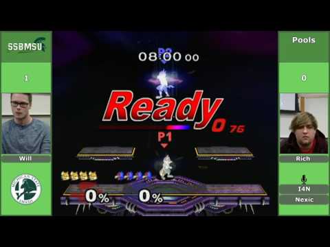 SSBMSU 2 - Will (Fox) vs Rich (Falco) - Pools