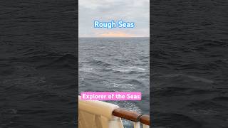 Biggest Swells!!! exploreroftheseas #royalcaribbeancruiseship #oceanwaves