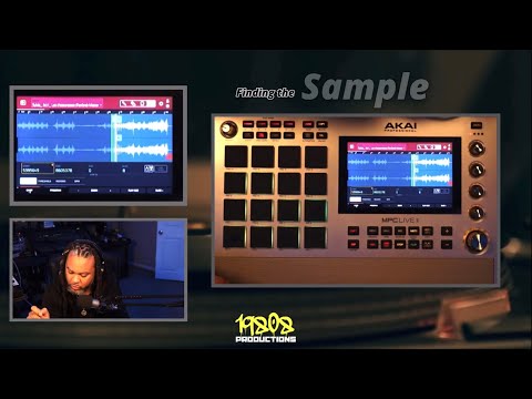 Sample Chopping on the Akai MPC Live 2 with KP of 19808Productions