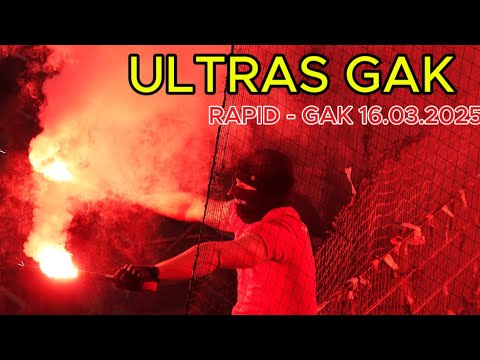 ULTRAS GAK in Wien-Hütteldorf  | SCR vs. GAK | 16.03.2025