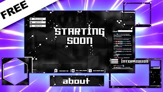How to Make a FULL Twitch OVERLAY Pack for FREE (W