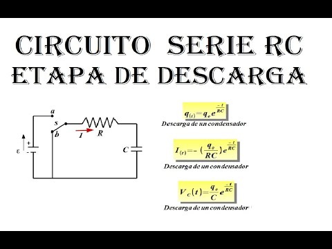 CLASE 25 CIRCUITO SERIE RC ETAPA DE DESCARGA