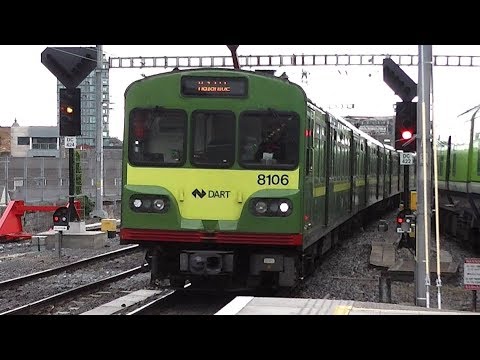 Irish Rail 8100 Class Dart Train number 8106 - Pearse Station, Dublin