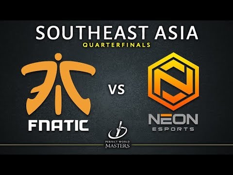 Fnatic vs Neon Game 1 - Perfect World Masters SEA Qualifier Quarterfinals - @Xyclopzz