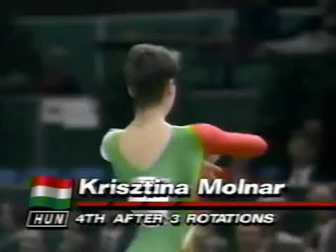 Krisztina Molnar 🇭🇺 FX AA 9.700 1991 European Cup