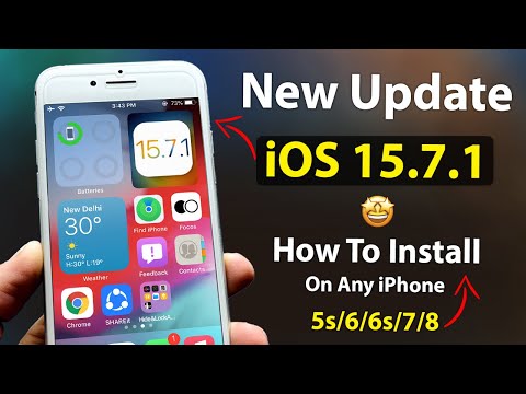 How to Install iOS15.7.1 Update on Any iPhone - 5s, 6, 6s, 7, 7+, 8, 8+ || Install Update iOS 15.7.1