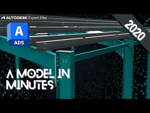 Advance Steel - A model in minutes