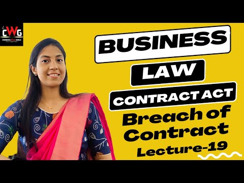 Business Law chapter 1 Lecture 3 Indian Contract Act 1872 CA Foundation B Com