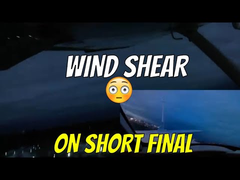 WIND SHEAR on Short Final 16L - Paine Field - 2-12-23 - N5490B