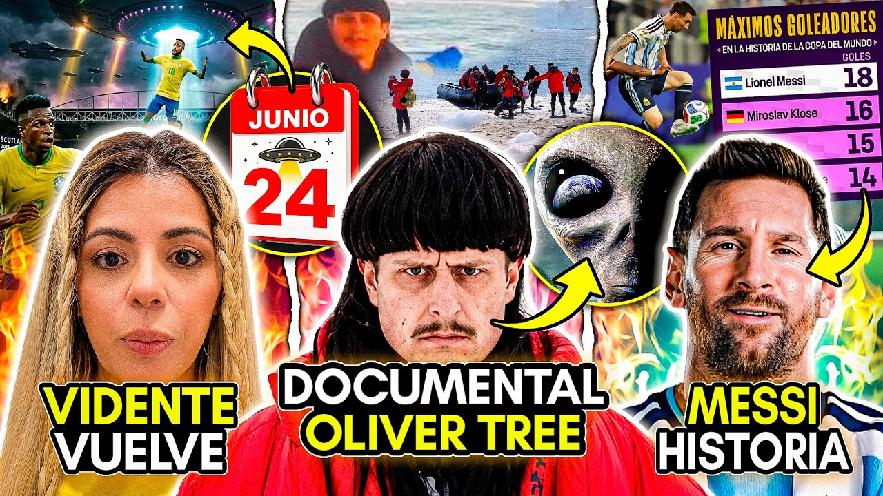 EXTRAÑO DOCUMENTAL de OLIVER TREE! VIDENTE de BRASIL vuelve: OVNI! DENUNCIA VIRAL de ARTISTA! MESSI!
