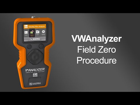 Using the VWAnalyzer to Perform a Field Zero Measurement