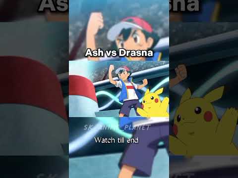 Ash vs Drasna 🔥 #shorts #youtubeshorts #pokemon #ash #pikachu