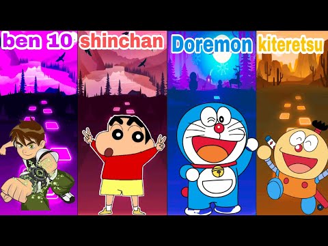 Ben 10 VS shinchan VS doramon Vs kiteretsu!!#doremon#shinchan#ben10#kiteretsu#cartoon#cartoons