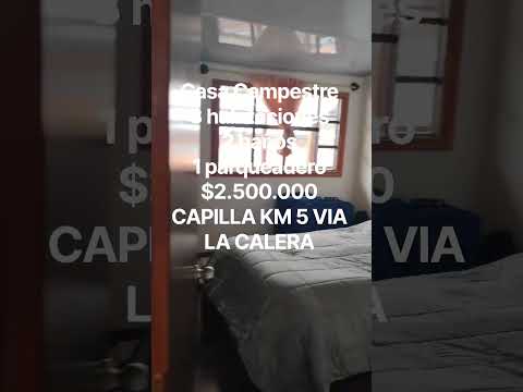 Casa en arriendo Capilla Km 5 vía la Calera, Bogotá,  Chapinero alto, San Luis. #mirador  #casa