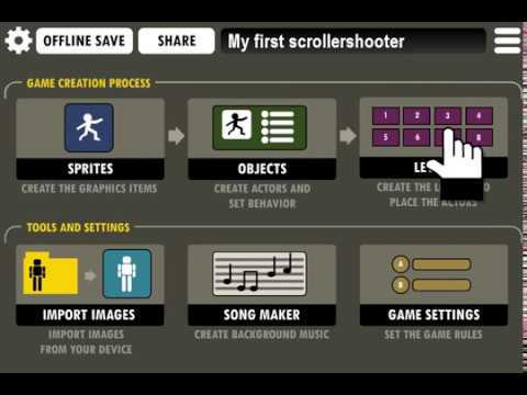Game Creator 2D - Tutorials: My first scrollershooter