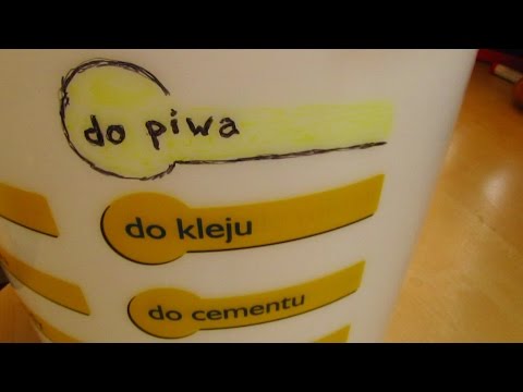 Fermentor z wiadra do zaprawy, cementu i kleju