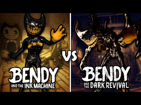 BATIM Vs. BATDR Design Characters Comparison - Bendy and the Dark Revival
