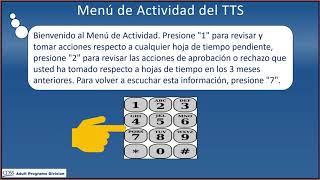 TTS Approving Timesheets Spanish