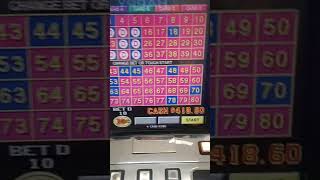 KENO! ☘️👀👀☘️ BIG WIN! #keno #kenonation #slots #lasvegas #casino👍🔔🎰🤞☘️😁