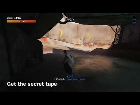 Get the Secret Tape Location Downhill Jam THPS 1+2