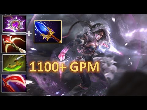 Templar Assassin Aghanim Scepter 1100+ GPM Crazy Farm Build | Dota2 New Meta Highlights